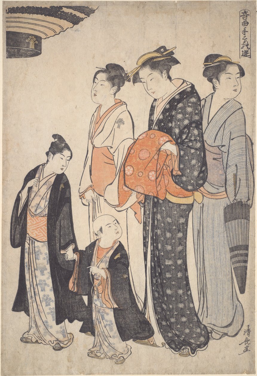 Fra musikalsk tidsfordriv af Torii Kiyonaga
