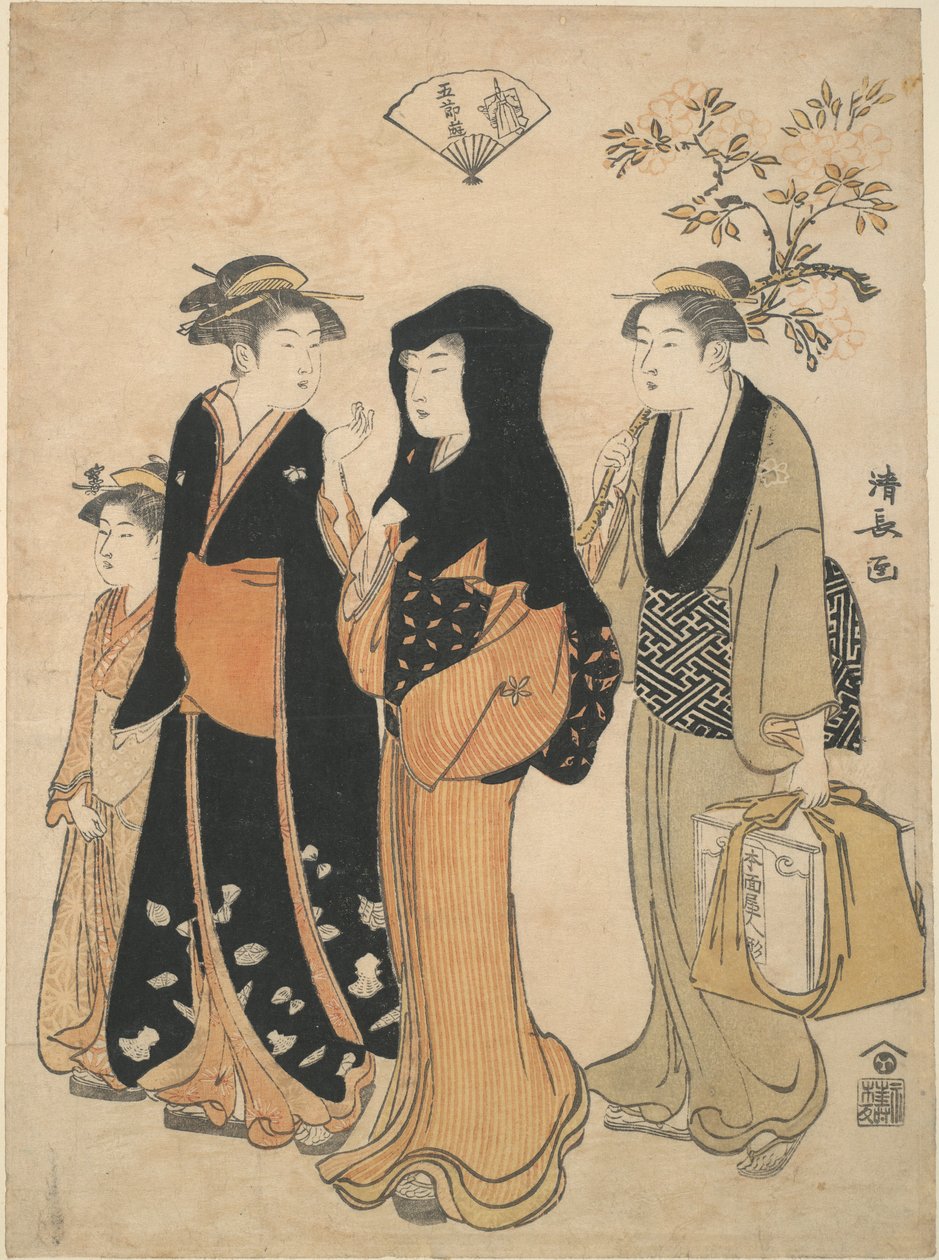 Hina Doll Festivity fra de fem festivaler af Torii Kiyonaga