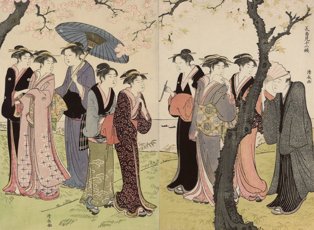 Den tredje måned af Torii Kiyonaga