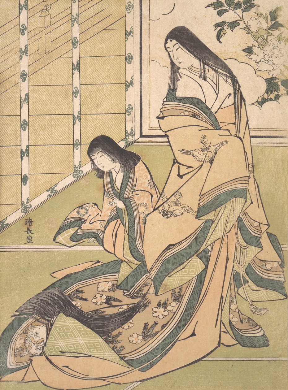 Den tredje prinsesse Onna San no Miya, ca. 1781-89. af Torii Kiyonaga