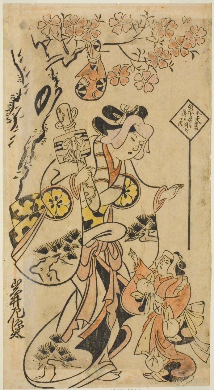 Skuespilleren Iwai Sagenta I af Torii Kiyonobu I