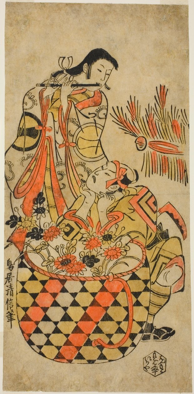 Teac and rs Danjuro Ichikawa God idé d Monnosuke Ichikawa af Torii Kiyonobu I
