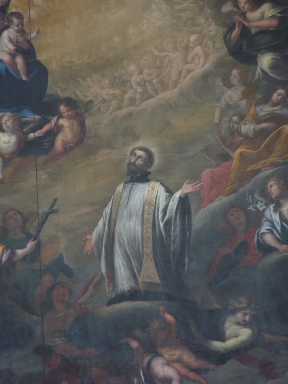 Saint Francis Xavier (detalje fra et altermaleri) af Torriani