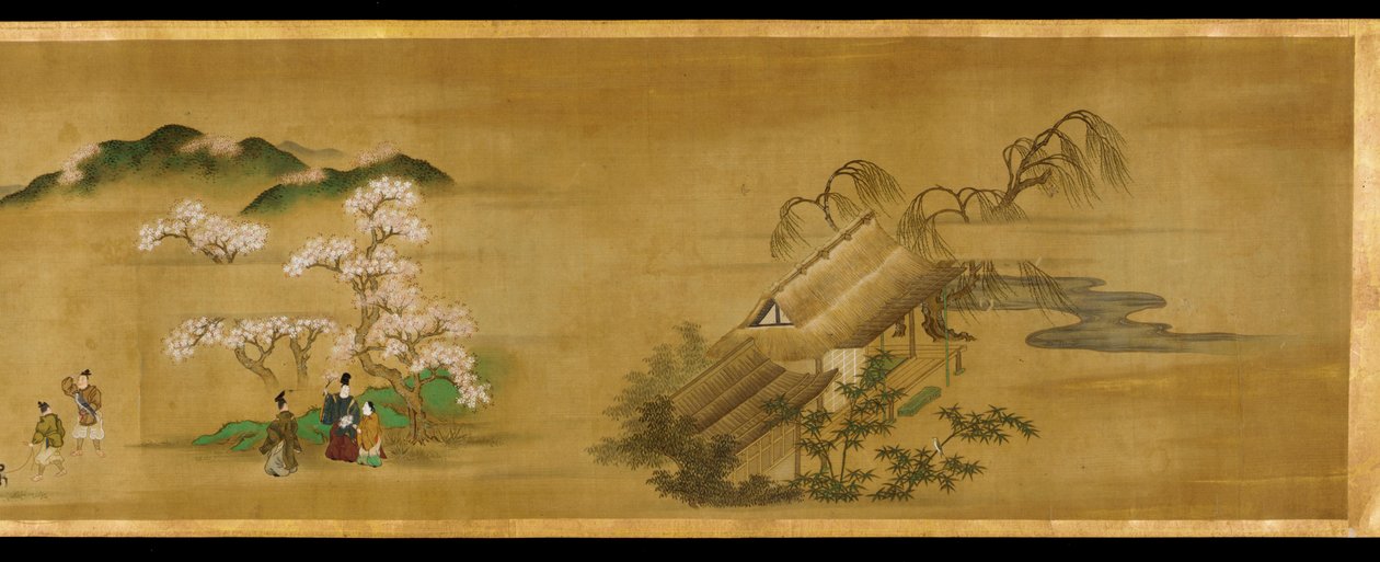 Landskaber af de fire årstider, Edo-perioden, 1600-tallet. af Tosa Mitsuoki