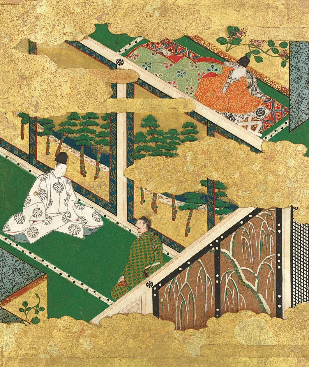 Oak Tree Kashiwagi, slutningen af det 16.-begyndelsen af det 17. århundrede. af Tosa Mitsuyoshi