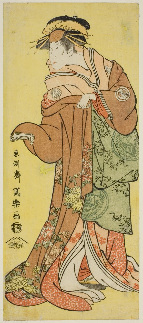 Segawa Kiku no Onna af Toshusai Sharaku