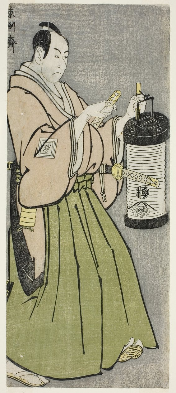Tea C og r Ichikawa Omezo Doctor As og Mitama Hyotaro af Toshusai Sharaku