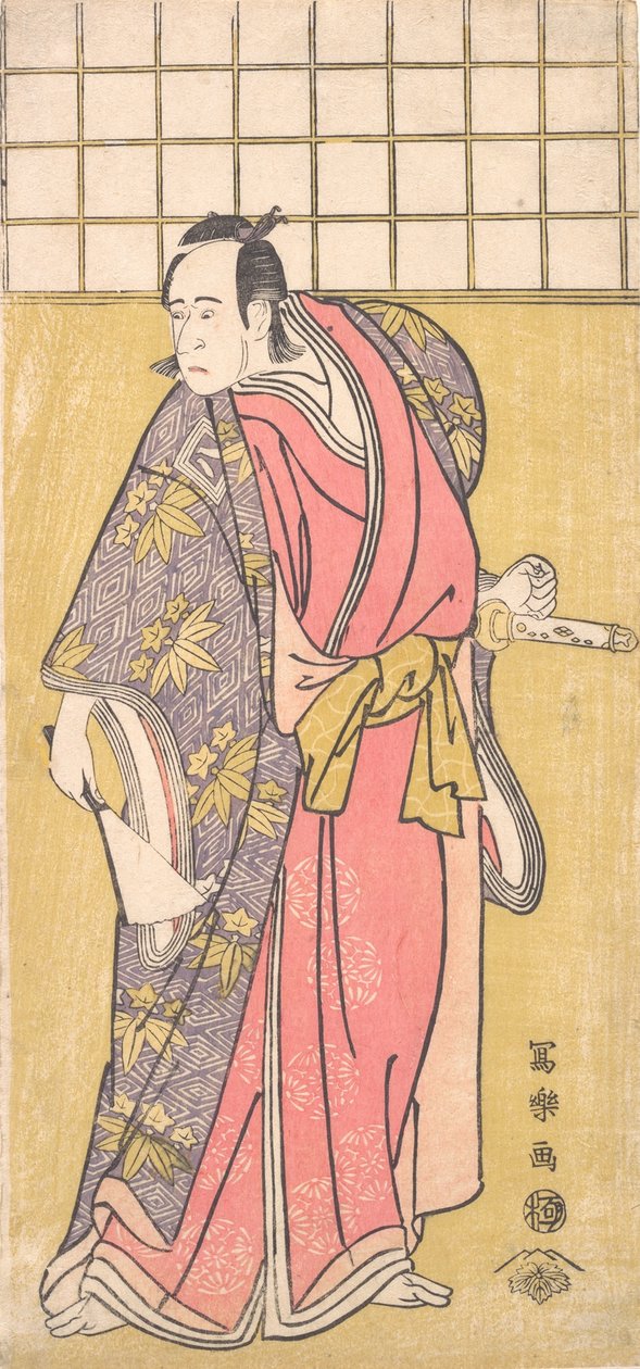 Skuespilleren Ichikawa Yaozo III, ca. 1794. af Toshusai Sharaku