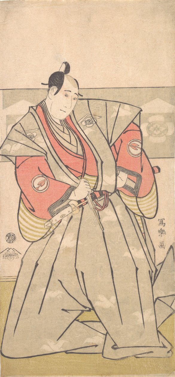 Skuespilleren Sawamura Sojuro III, 1794-9 af Toshusai Sharaku