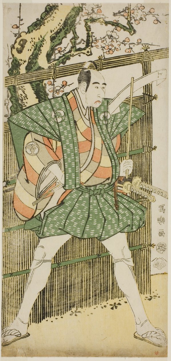 tee ac og r band hemmeligt god røv paryk kokingo haruhisa af Toshusai Sharaku