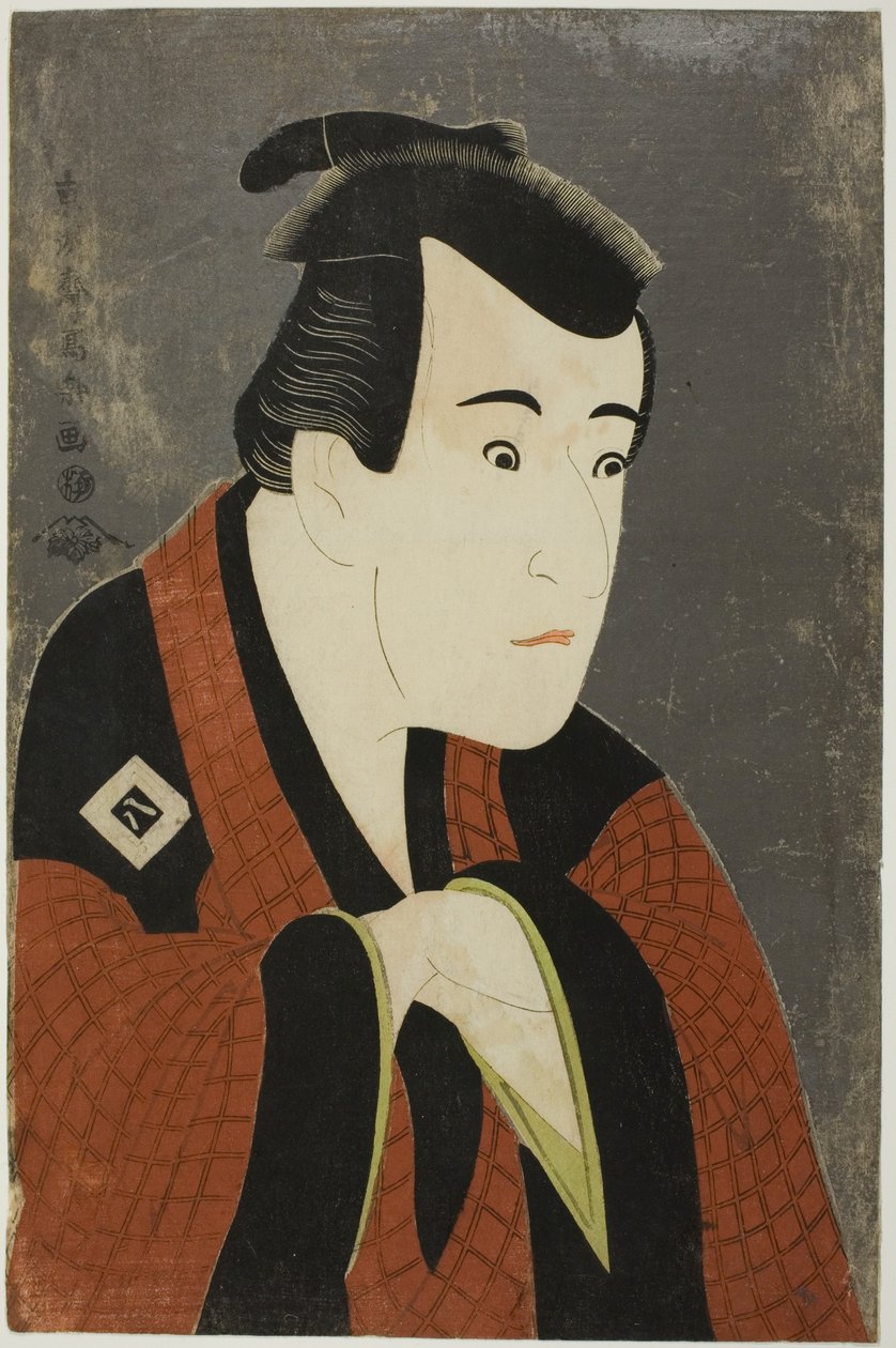 Skuespilleren Ichikawa Yaozo III som Tanabe Bunzo af Toshusai Sharaku