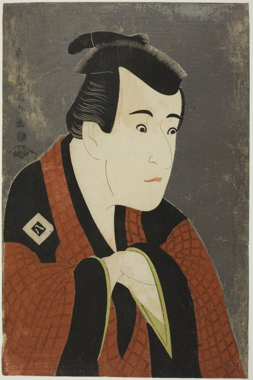 Skuespilleren Ichikawa Yaozo III som Tanabe Bunzo af Toshusai Sharaku
