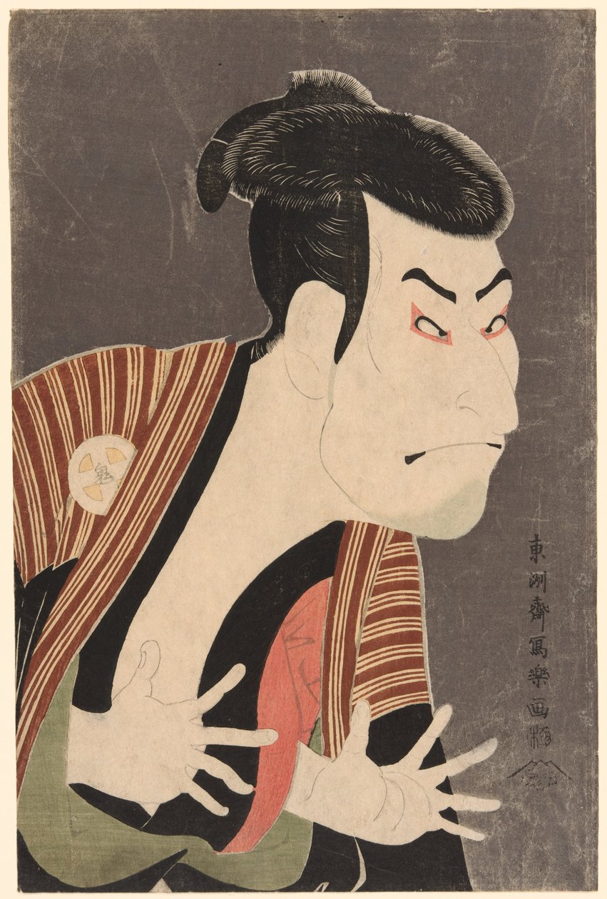 Skuespilleren Otani Onyxis III lod Edopei af Toshusai Sharaku
