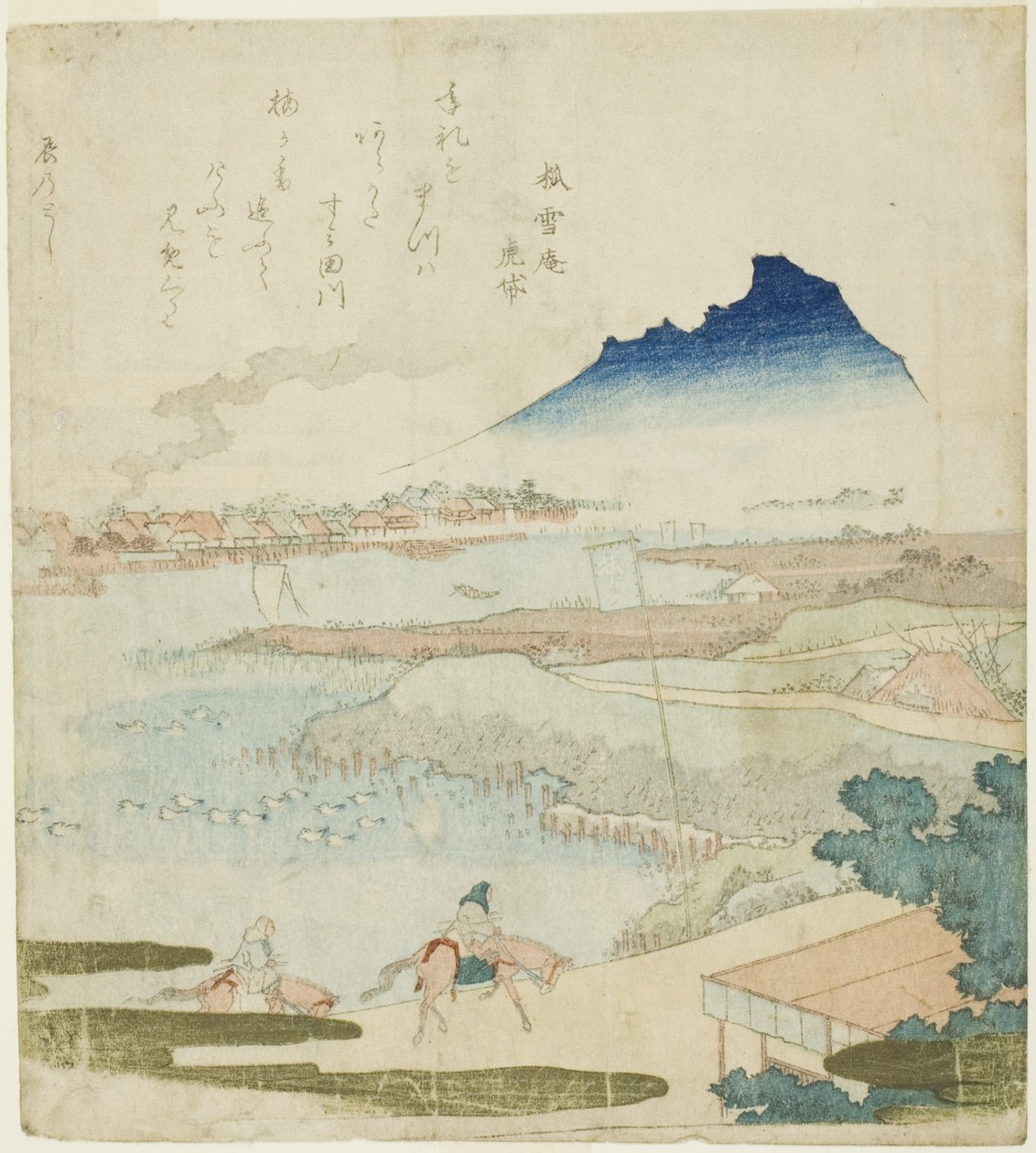 Udsigt over Sumida-floden af Totoya Hokkei