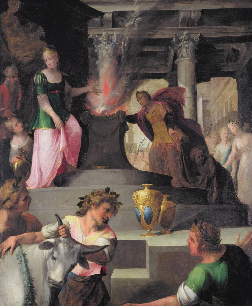Hyante og Climene, der ofrer Venus, fra 