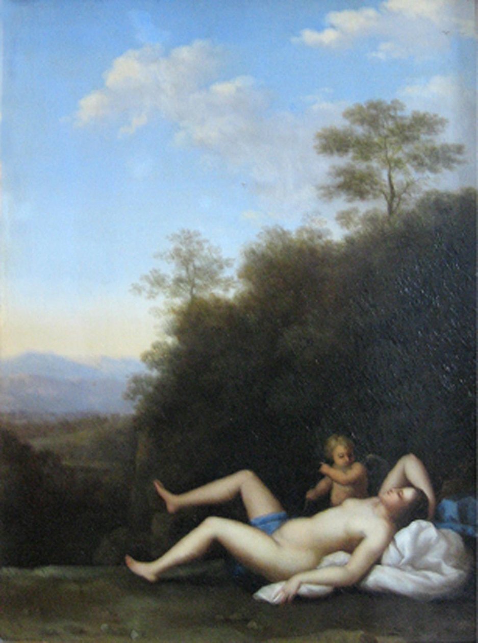 Sovende nymfe af Toussaint Gelton