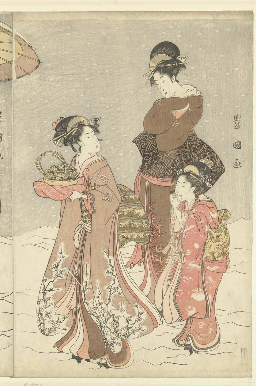 Snebold af Toyokuni (II) , Utagawa