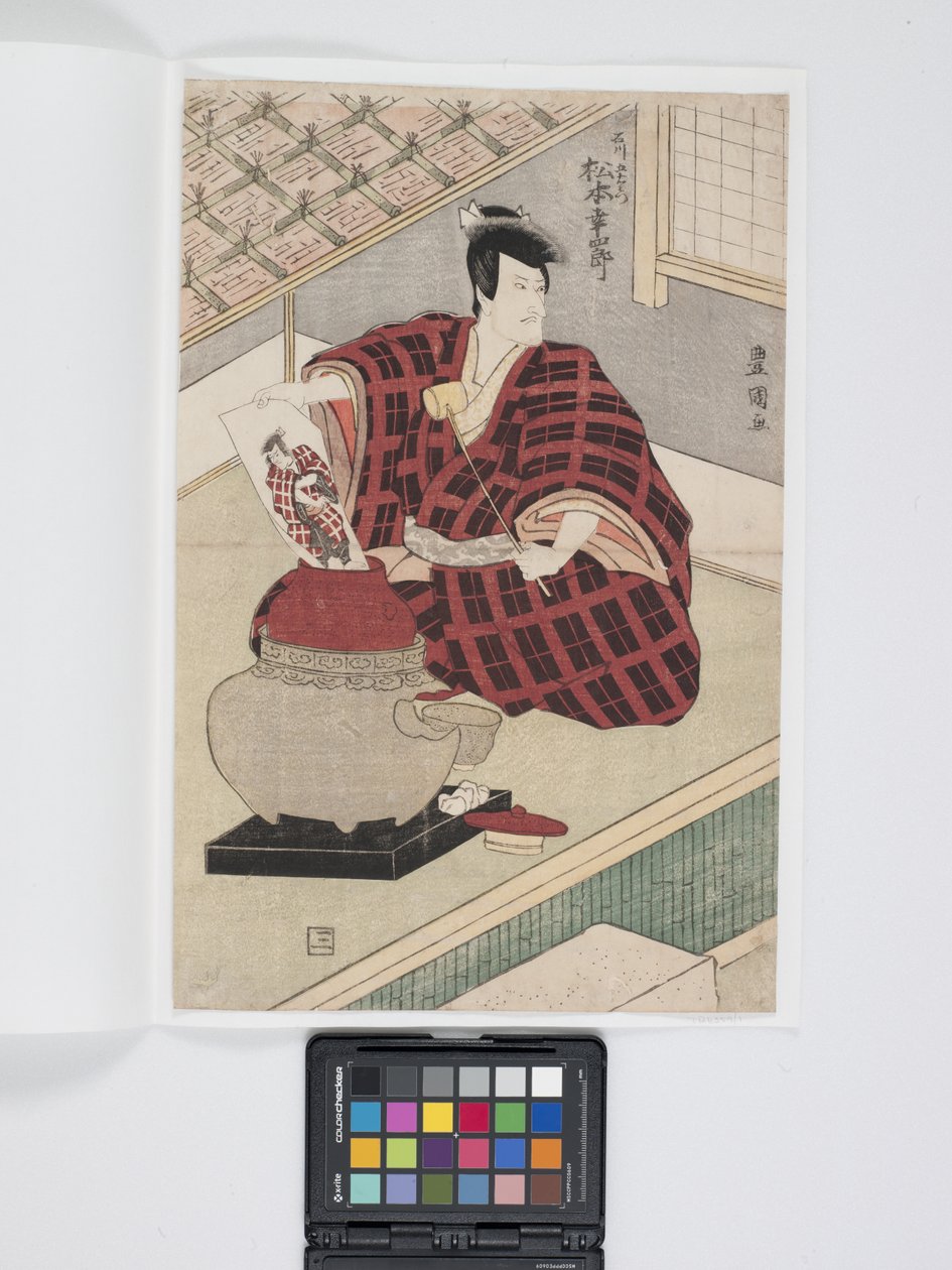 Matsumoto K?shir? I rollen som Ishikawa Goemon (træblok i farver) af Toyokuni