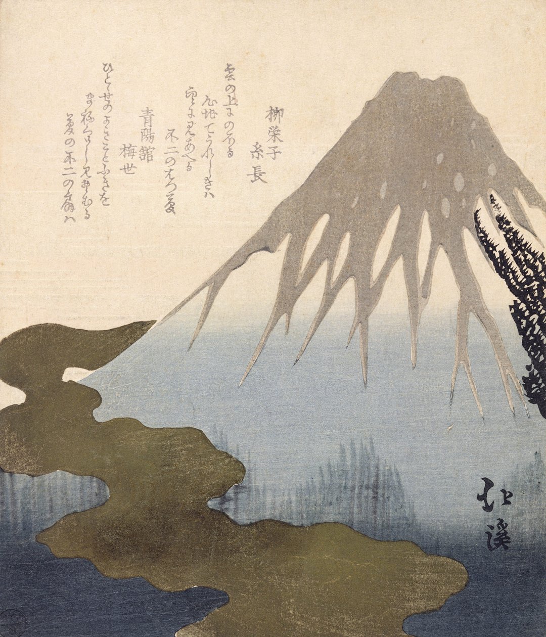 Mount Fuji under sneen af Toyota Hokkei