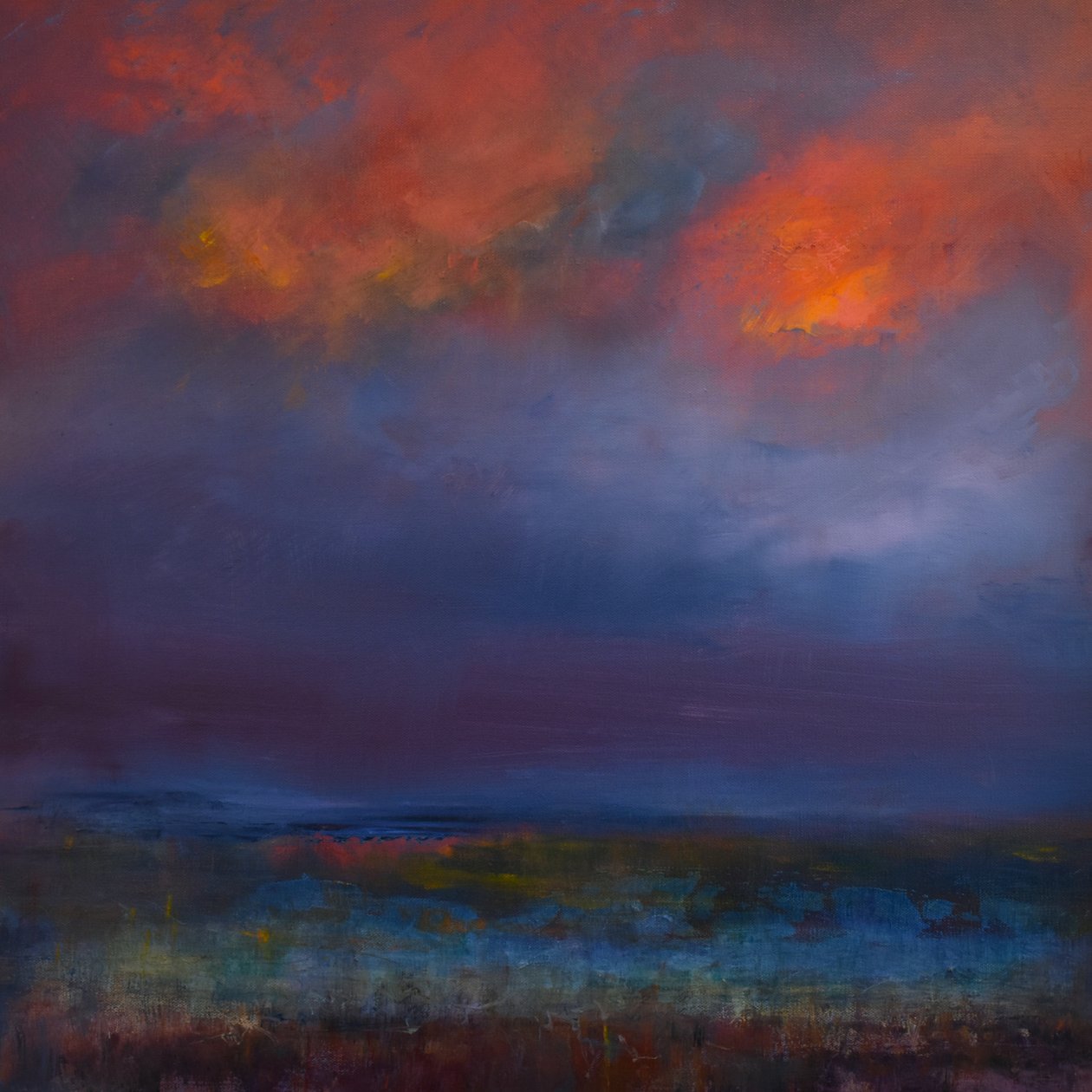 Resplendence, 2019 (olie på lærred) af Tracy Lambros