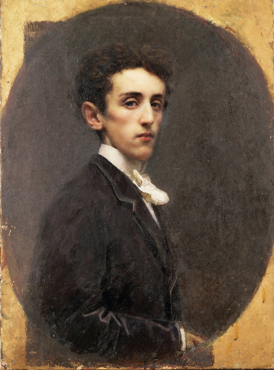 Portræt af den italienske forfatter Carlo Dossi af Tranquillo Cremona af Tranquillo Cremona