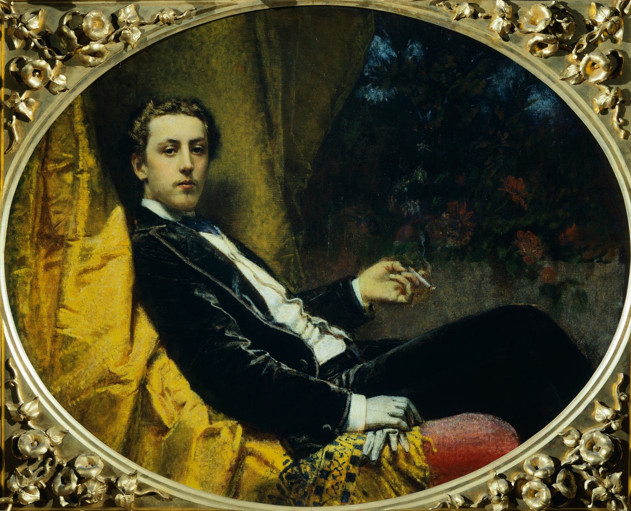 Portræt af Nicola Massa, af Tranquillo Cremona (1837-1878), olie på lærred, 92x114 cm af Tranquillo Cremona