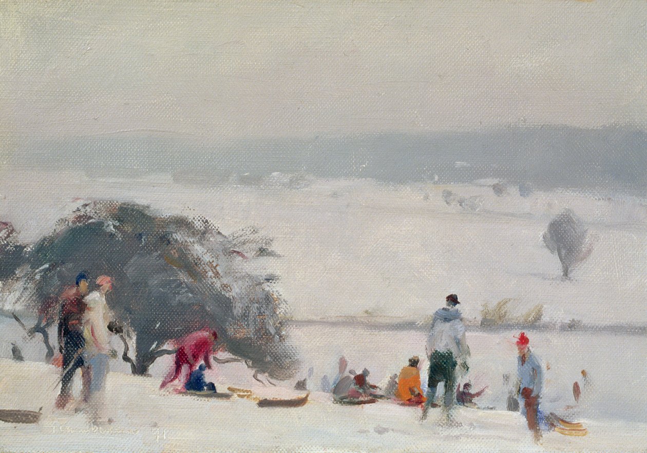 Kælkning, The Meads, Hertford af Trevor Chamberlain