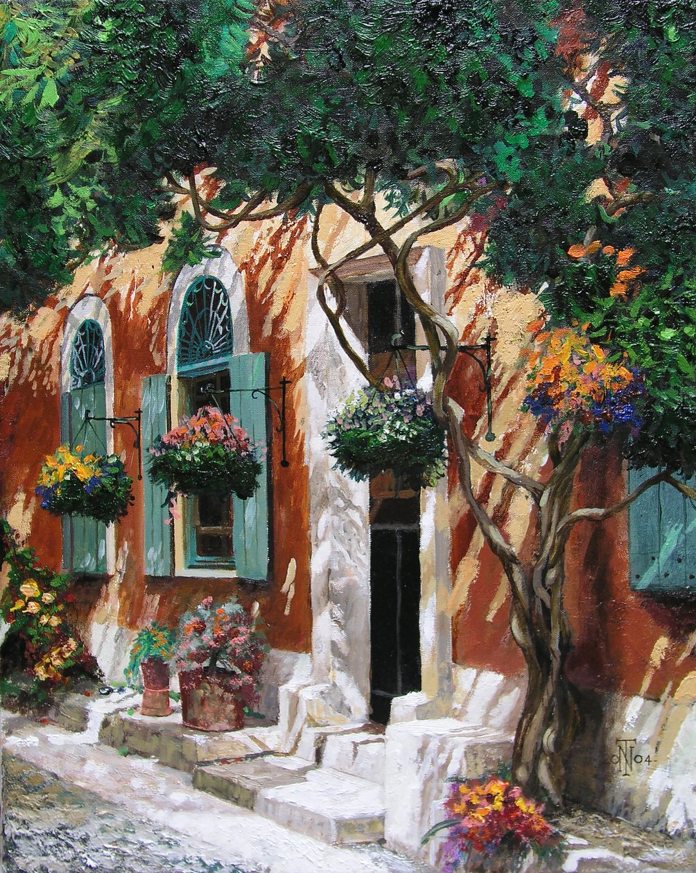 Døre og vinduer, Pietrasanta, Toscana, 2000 af Trevor Neal
