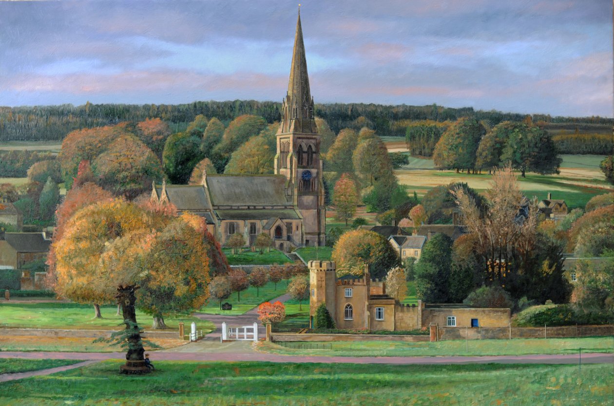 Edensor, Chatsworth Park, Derbyshire, 2009 af Trevor Neal