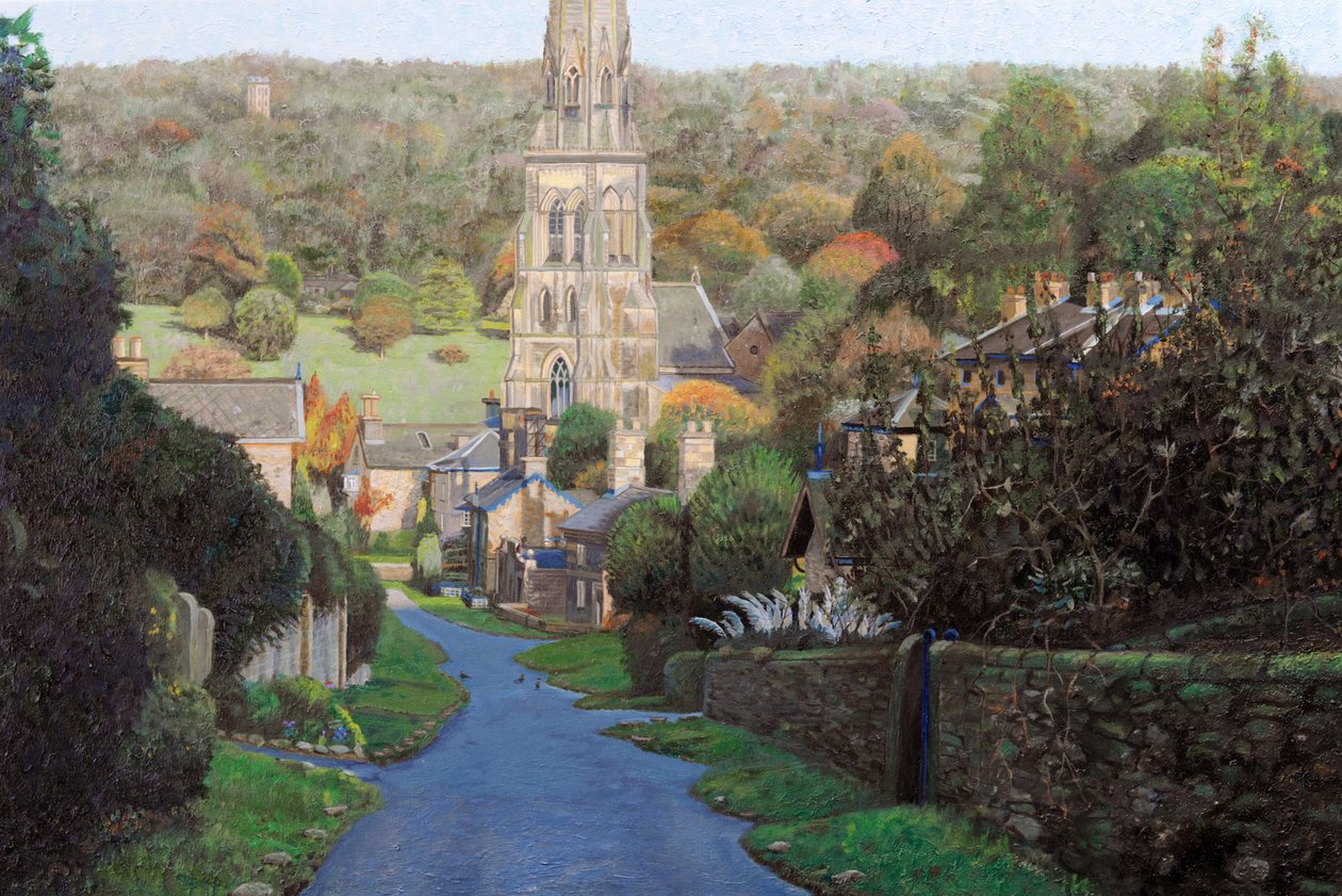 Edensor, Chatsworth Prak, Derbyshire, 2009 af Trevor Neal