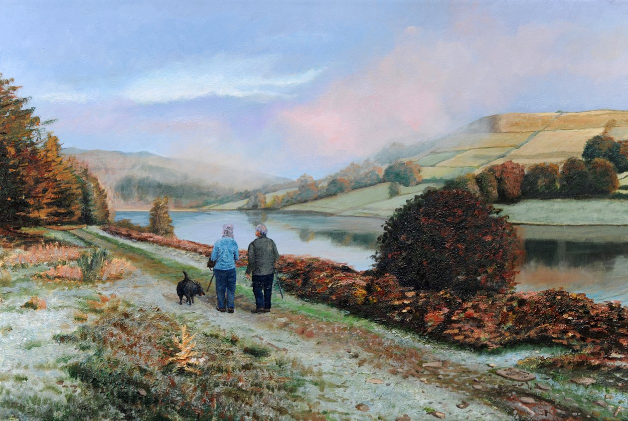 Ladybower Reservoir, Derbyshire, 2009 af Trevor Neal