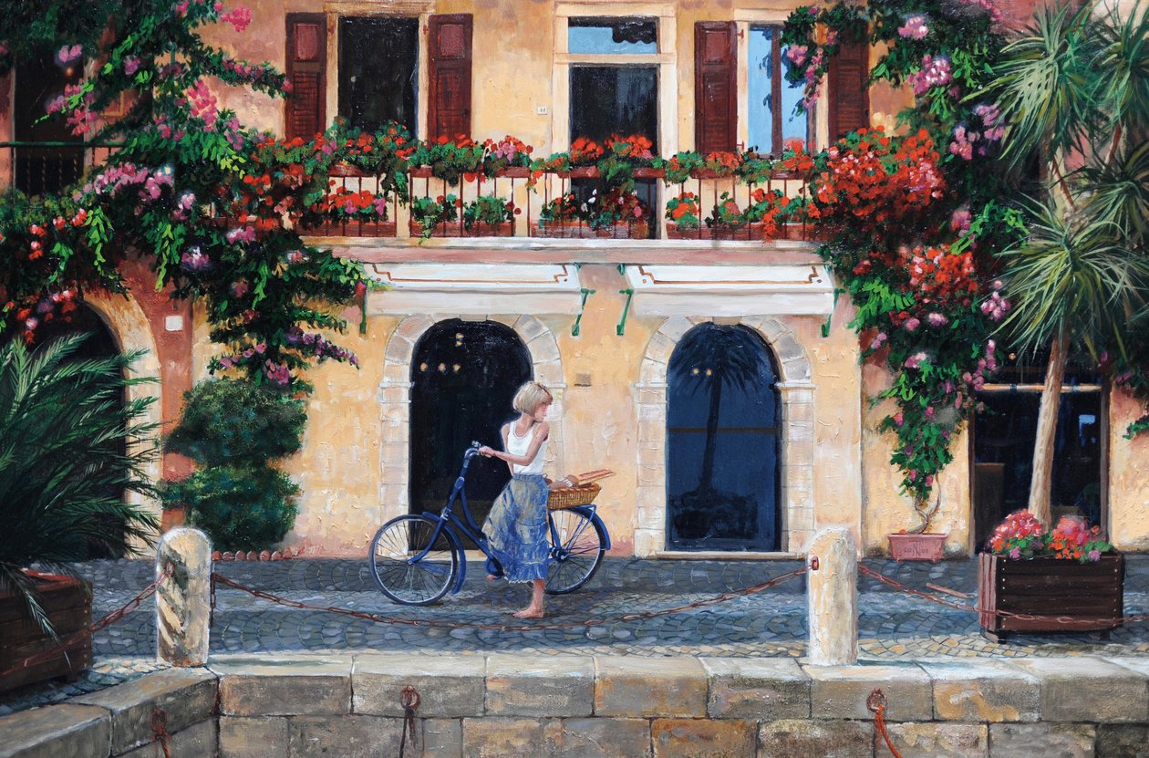 Limone, Gardasøen, Italien, 2003 af Trevor Neal