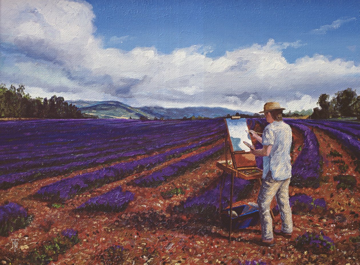 Maler, Vaucluse, Provence, 1998 af Trevor Neal
