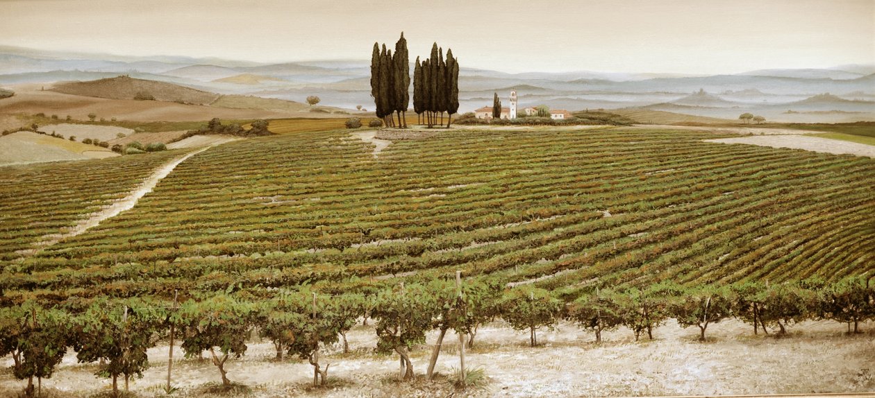 Tree Circle, Toscana af Trevor Neal