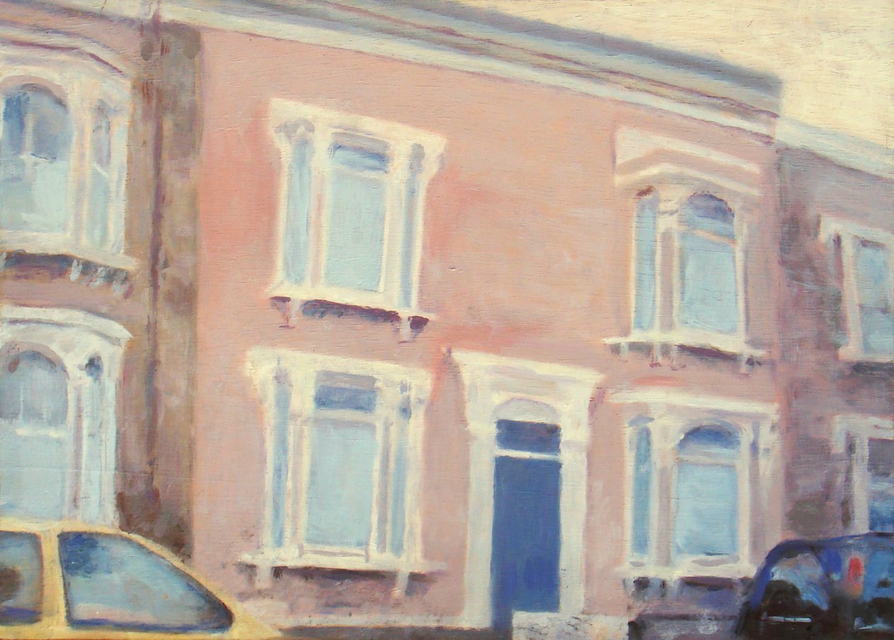 Et sted at bo 23, 2012 (olie på krydsfiner) af Trevor Burgess