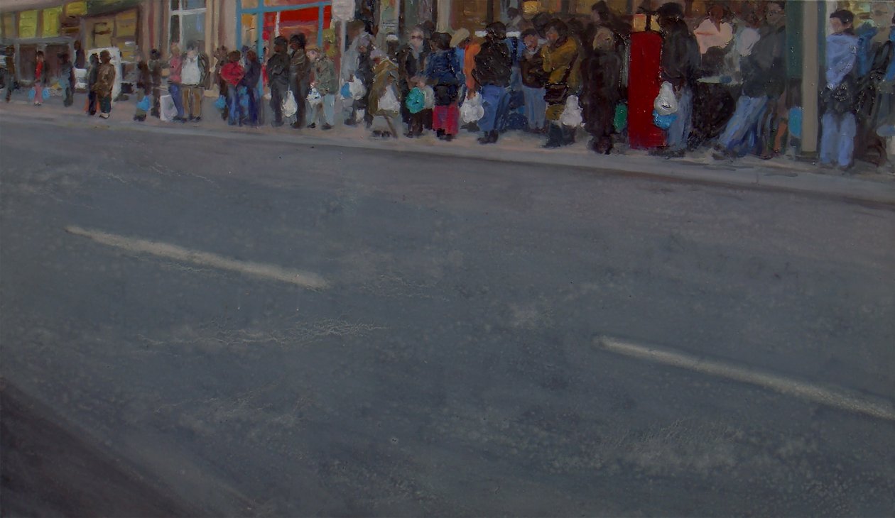 End of the day, 2010 (olie på lærred) af Trevor Burgess