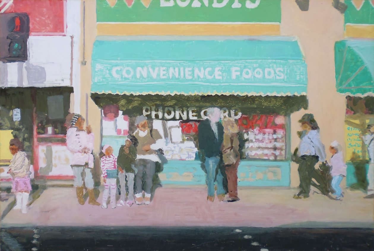 Vintereftermiddagslys, 2013 (olie på plade) af Trevor Burgess