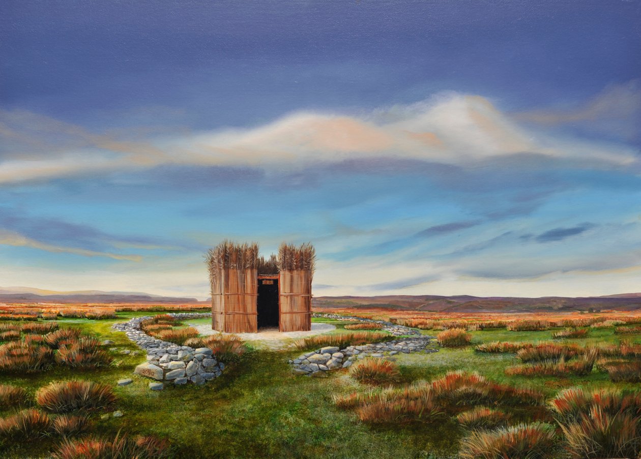Beduinhytte i Derbyshire, 2012 af Trevor Neal