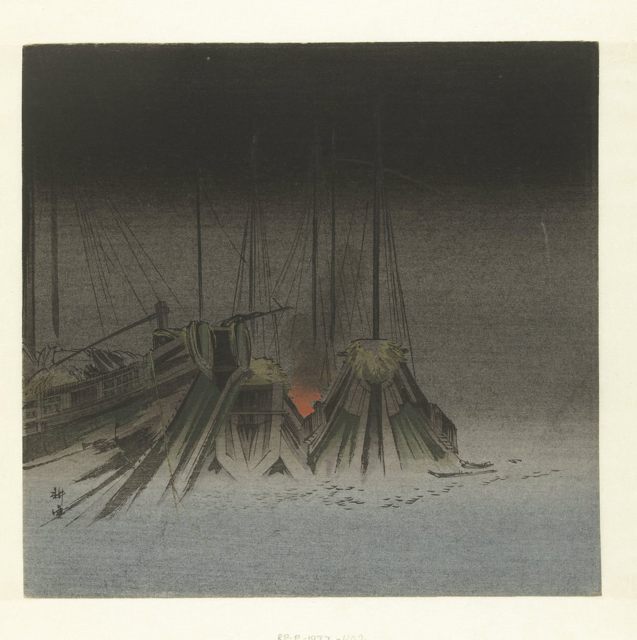 Skibe om natten af Tsukioka Kogyo