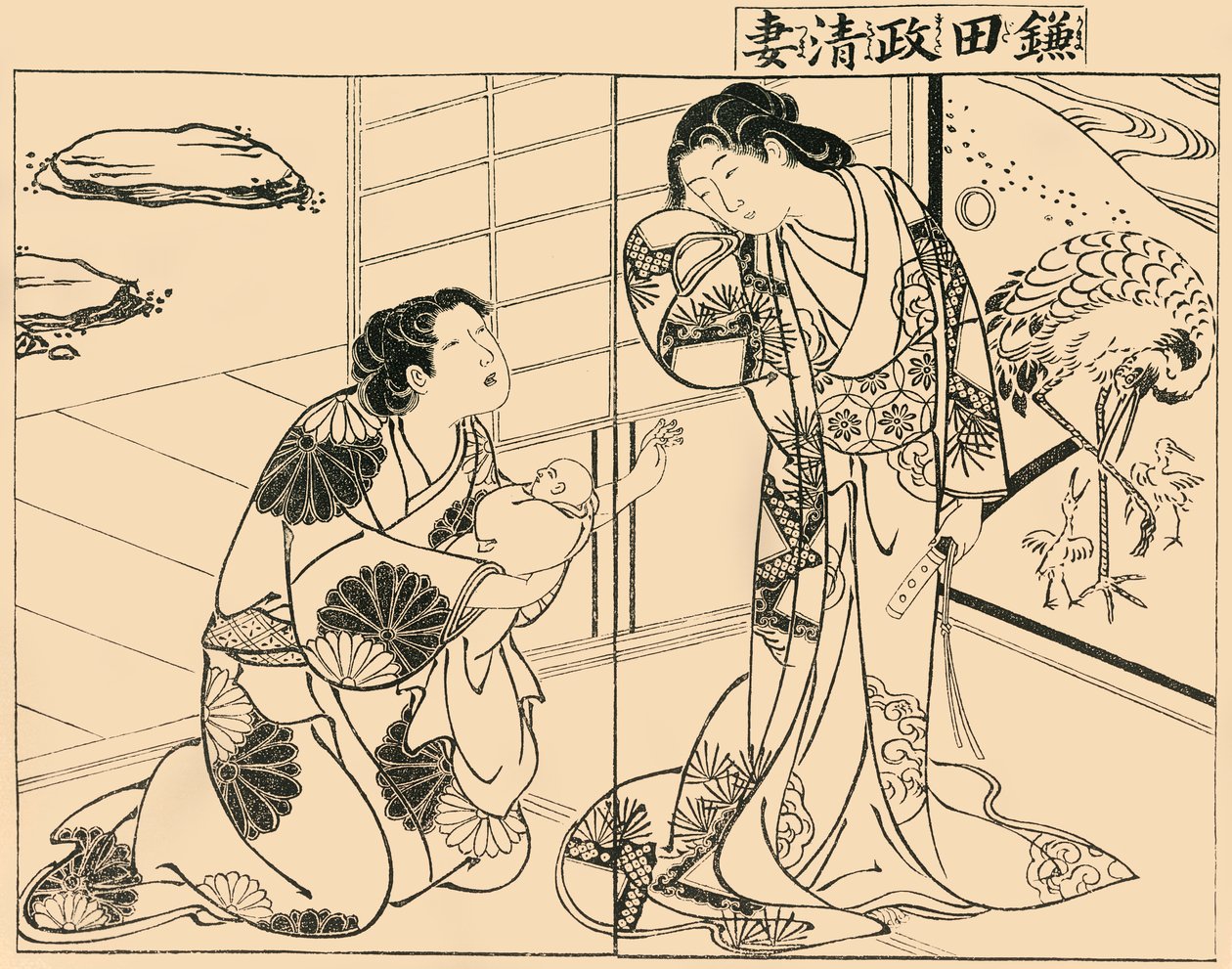 Kamada Masakiyos kone, 1757, 1924. af Tsukioka Masanobu