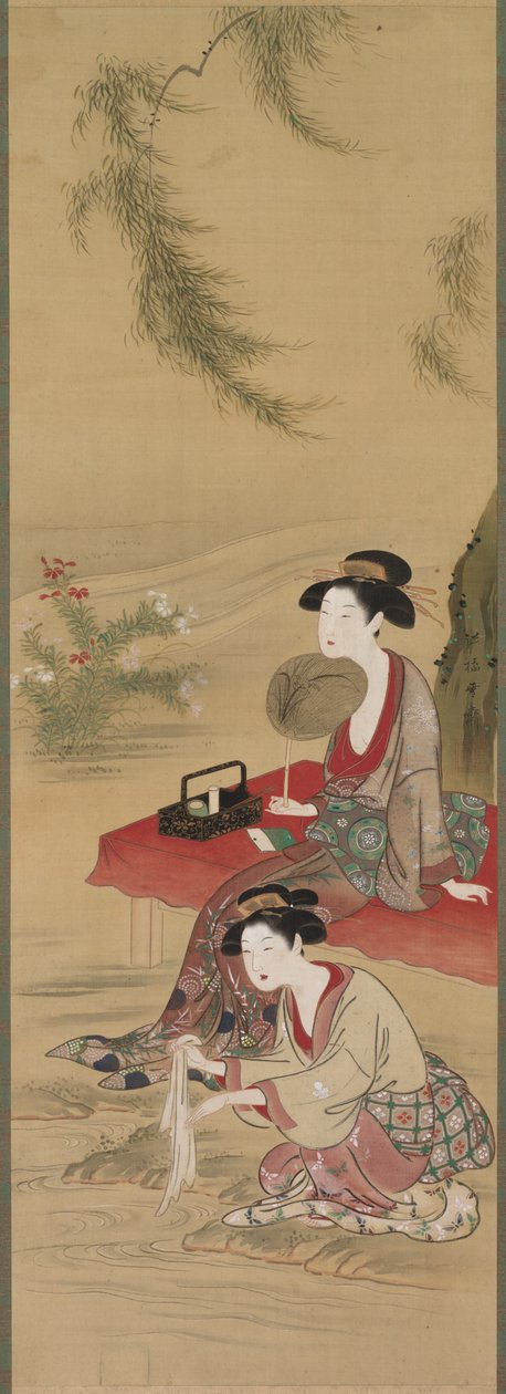 Under pilen efter 1778. af Tsukioka Sessai