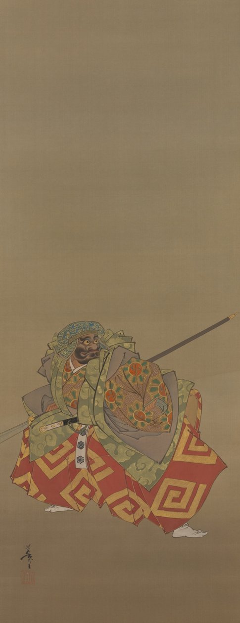 Neblige Nachtmond aus der Serie Zwölf Aspekte des Mondes af Tsukioka Yoshitoshi