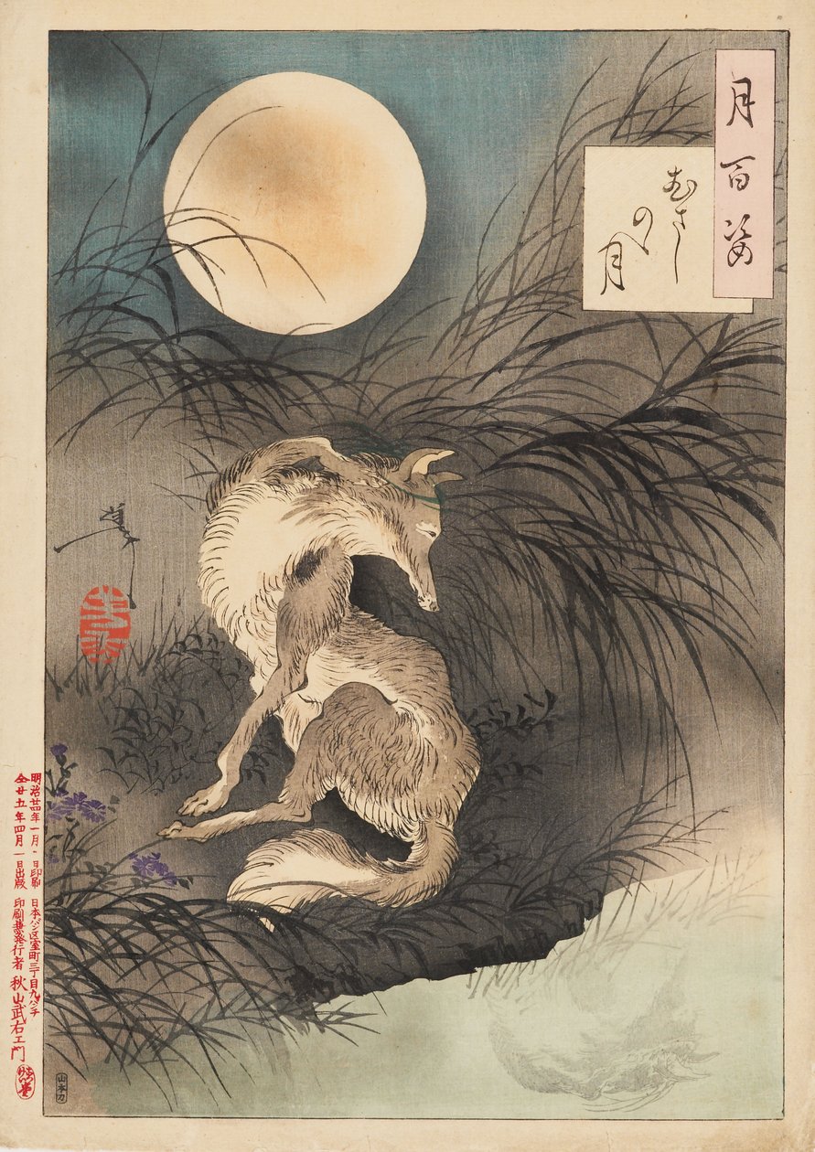 Musashi Plain Moon af Tsukioka Yoshitoshi