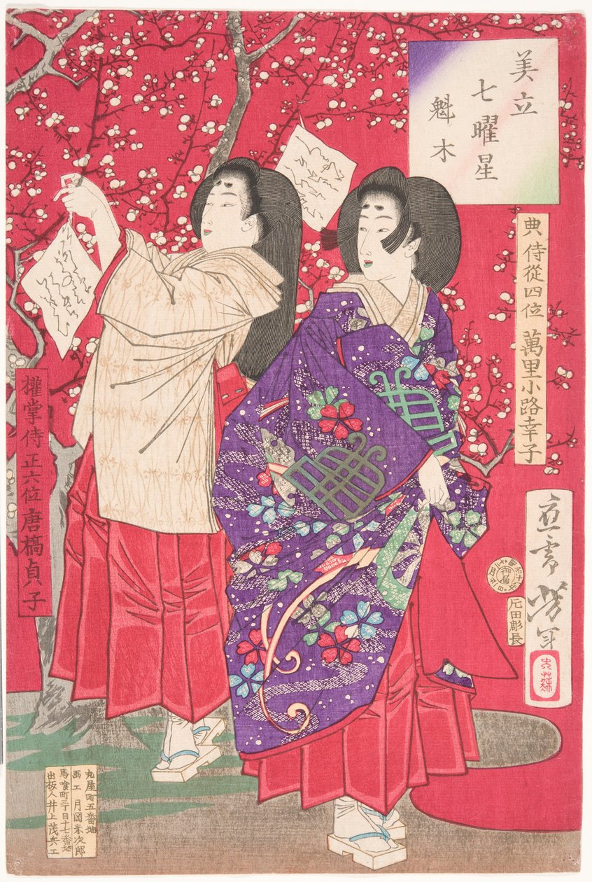 Brænde til blommetræet af Tsukioka Yoshitoshi