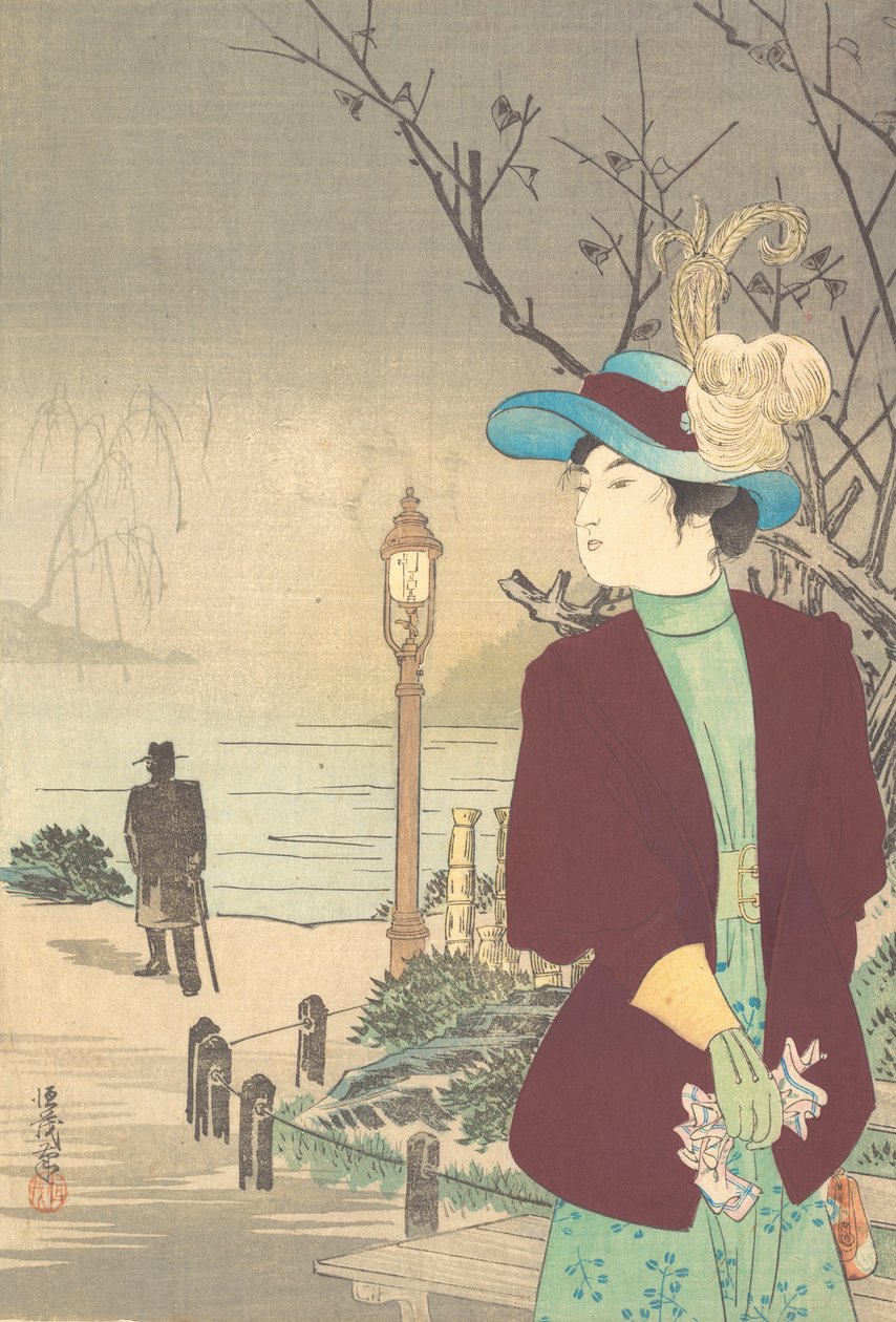 Tryk, ca. 1900. af Tsuneshige