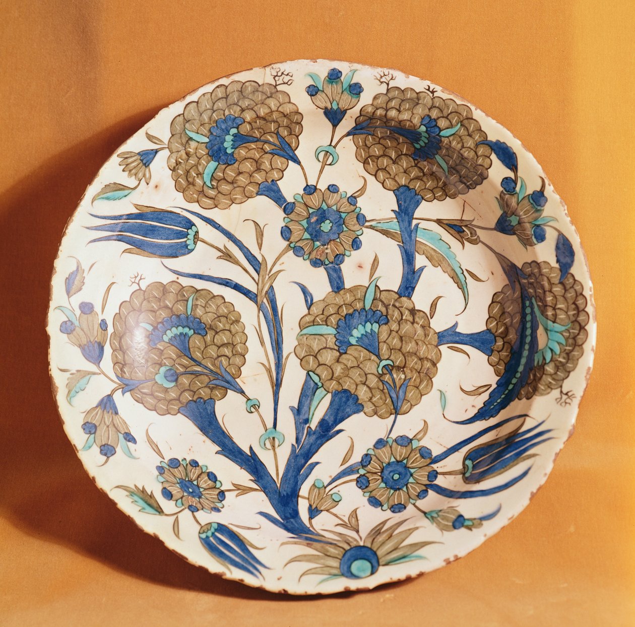 Isnik lertøjsfad, c.1520-50 af Turkish School