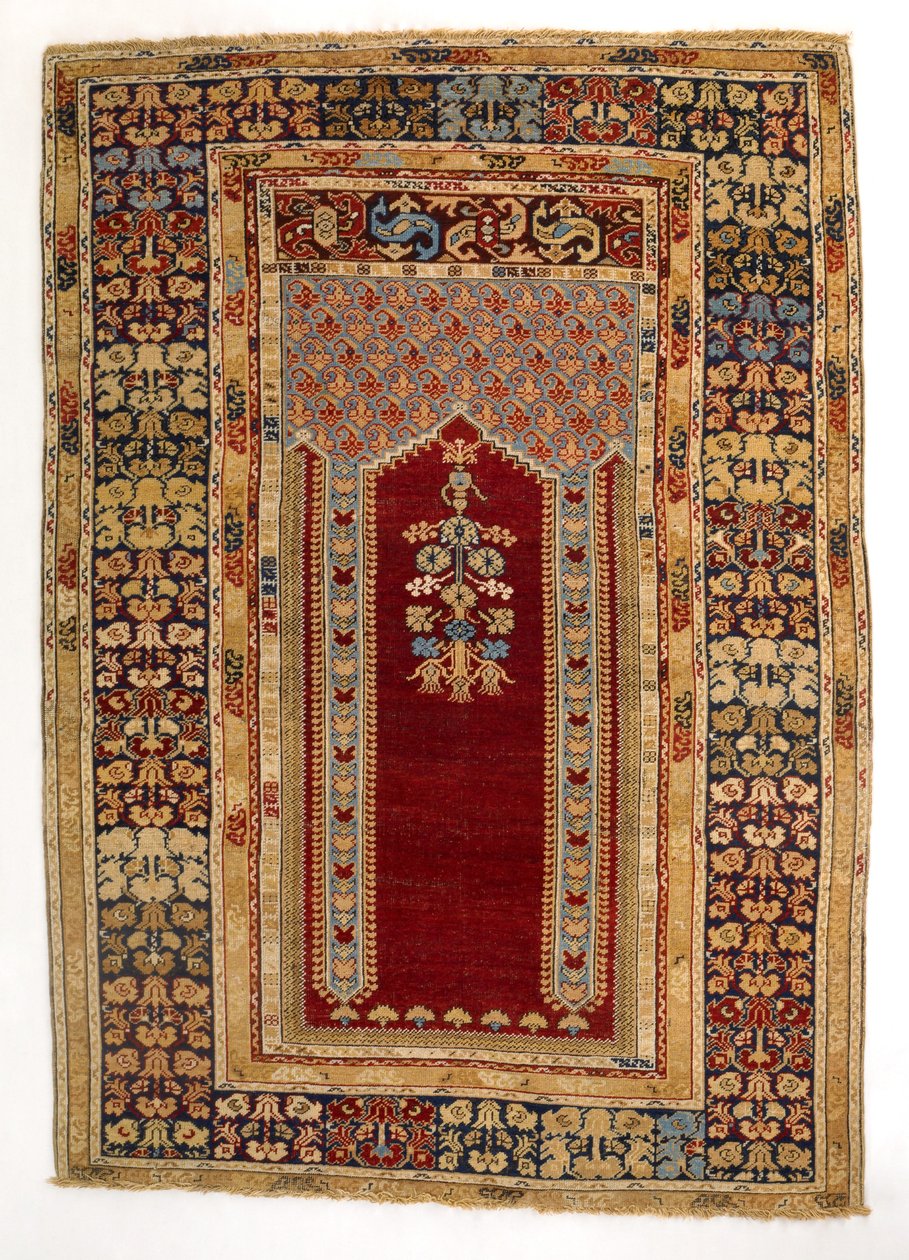 Bønnetæppe, Kula, Anatolien (uld) af Turkish School