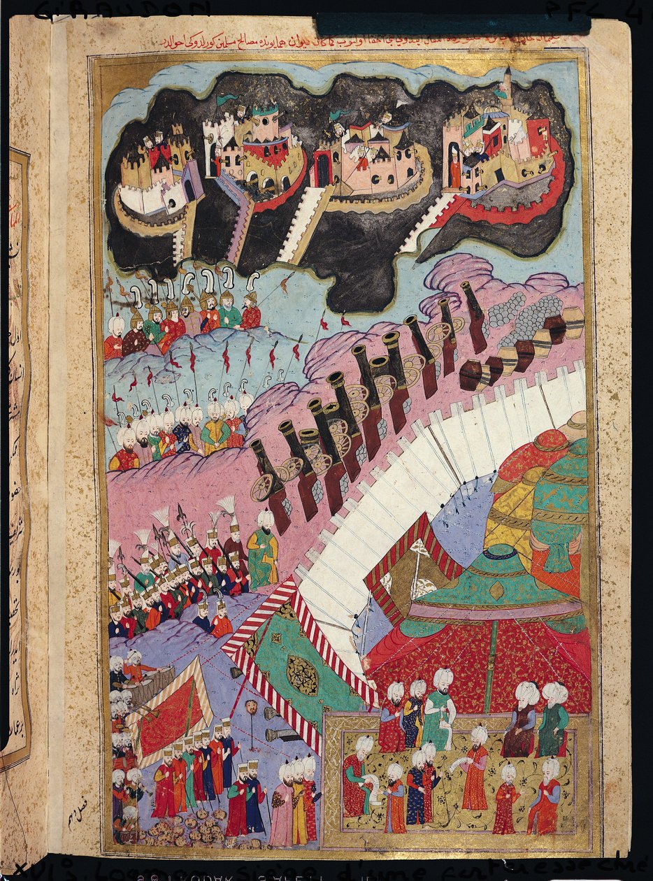 TSM H.1524 The Forces of Suleyman the Magnificent (1484-1566) Belejring af en kristen fæstning, fra 