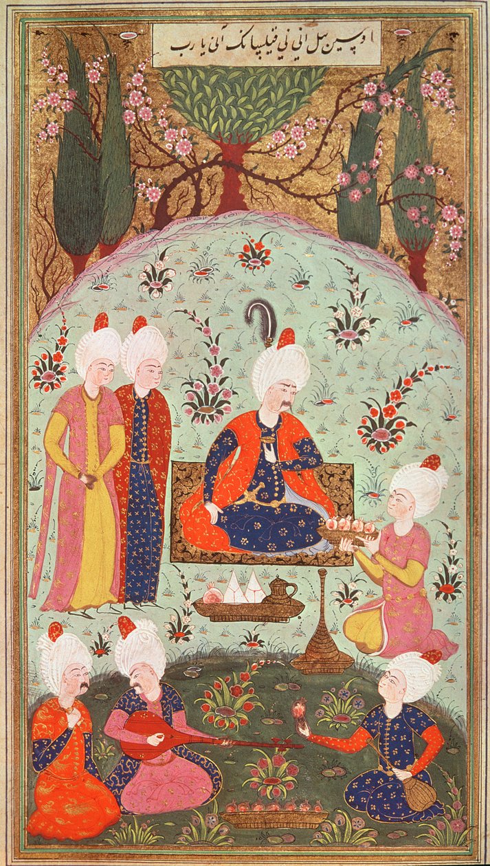 TSM H.804 & H.806 Kronprinsen fejrer sejren med et måltid i haven, 1534 af Turkish School