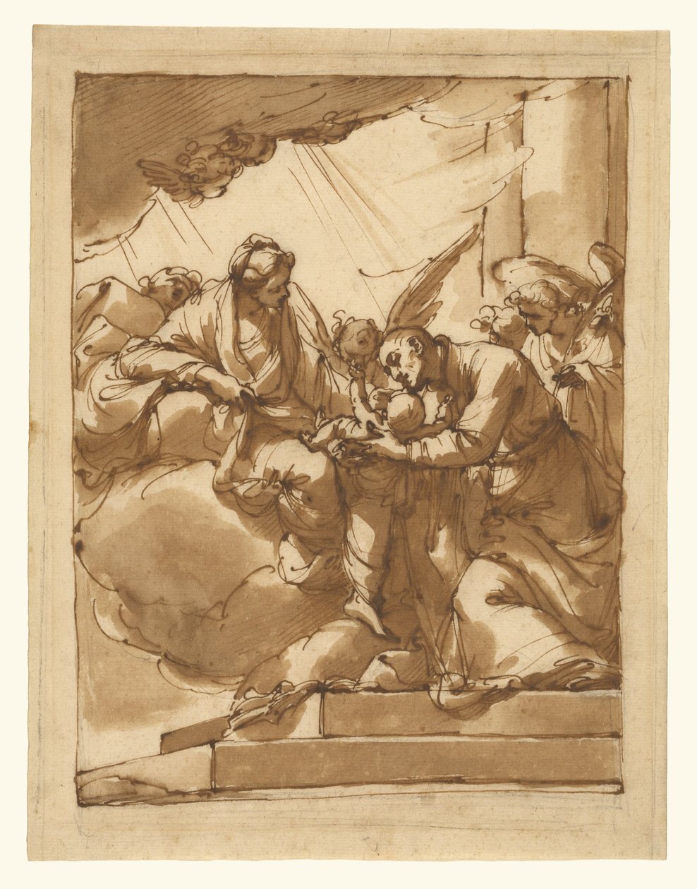 Vision des Heiligen Gaetano Thiene af Ubaldo Gandolfi